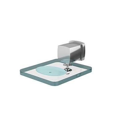 Imagem de Saboneteira Vidro Linha Block Preto Fosco Meber