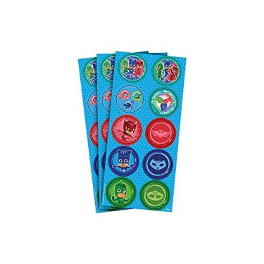 Imagem de Regina Adesivo Decorativo Redondo R362 Pj Masks, 3 Unidades