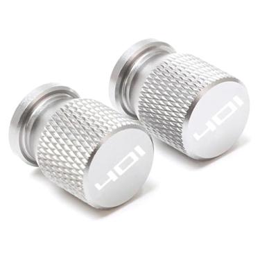 Imagem de Tampa de tampa de válvula de pneu de roda CNC para motocicleta compatível com 701 Supermoto e Enduro Norden 901 Svartpilen 401 VITPILEN 401 (401 prata)