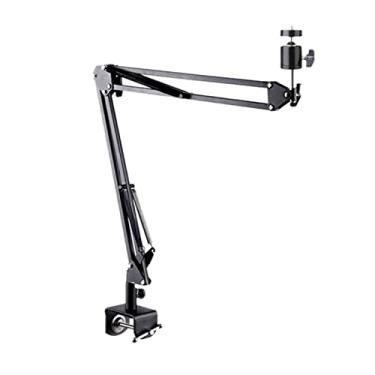 Imagem de SUNESA Suporte de projetor projeção seção dupla cantilever dobrável universal sofá de mesa projeção de teto geral 6 mm suporte sem perfuração suporte pprojetor (cor: latão)