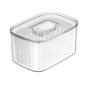 Imagem de Ou Organizador com Cesto 650ml Transparente Linha Clear Fresh