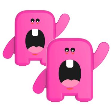 Imagem de Kit 2 Porta Dentinho de Leite Rosa, Organizador de Dente de Leite