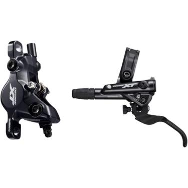 Imagem de SHIMANO Deore XT M8100 M8120 Disco de freio e alavanca – hidráulico, pós-montagem, 2 pistões, preto, Preto, 8100 - Rear (XC)