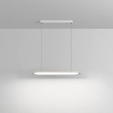 Imagem de Lustre moderno de iluminação LED com luz pendente interna regulável, luz suspensa de metal de linha simples para ilha de cozinha, entrada, sala de jantar, sala de estudo, sala de estar, quar