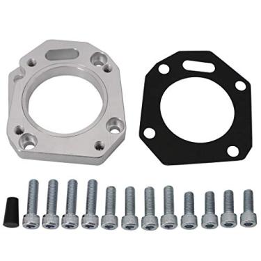 Imagem de KIPA Adaptador de corpo de acelerador duplo 62 mm 70 mm para K20A K20A2 K20A3 Z1 RBC RRC flange coletor com ferragens de vedação durável