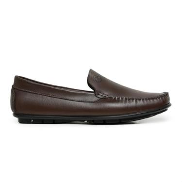 Imagem de Docksider Mocassim Masculino em Couro Legítimo (Marrom, BR, Adulto, Numérico, 44)