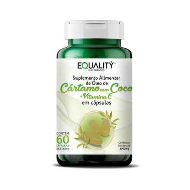 Imagem de Óleo de Cártamo e Coco 1400mg Pote 60 Cápsulas Softgel - Equality Supl