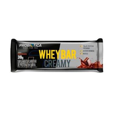 Imagem de Barra de Proteína Whey Bar Creamy Chocolate 38g - Probiótica