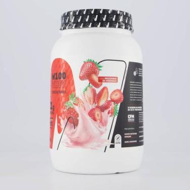 Imagem de Whey Protein Nutrata W100 900g - Nutrata Suplementos, Morango