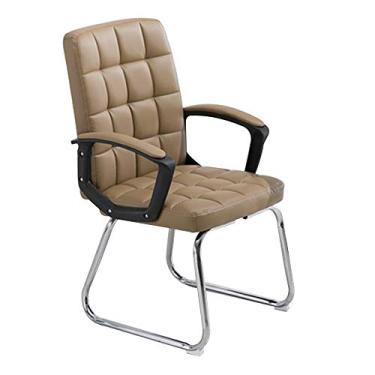 Imagem de Mesa de couro para computador, laço, pé, ergonômico, encosto alto, escritório, assento de couro PU, mesa de escritório para escritório, sala de reuniões