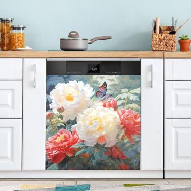 Imagem de Tampa magnética para máquina de lavar louça JIPONI Bright Flower Butte