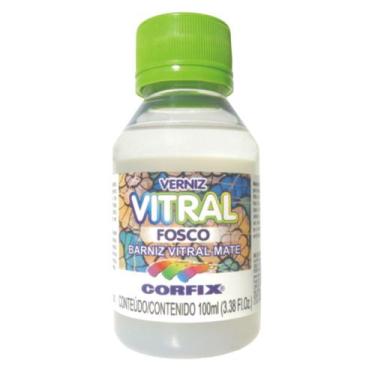 Imagem de Verniz Vitral Fosco 100ml Corfix Barniz Vitral Mate