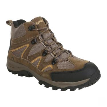 Imagem de Northside Bota masculina de couro impermeável Snohomish para trilha, Bronzeado/Mel escuro, 10.5