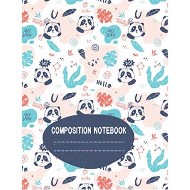 Imagem de Composition Notebook: A Pretty Panda Notebook for Girls and Boys-Teens Kids Students for Home School College for Writing Notes- for Panda Lovers
