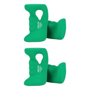 Imagem de Baoblaze Haltere de mão com 2 peças, para exercícios de força, com manual, design ergonômico fosco para condicionamento físico potente, Verde