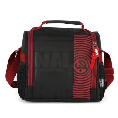 Imagem de Lancheira Termica Merendeira Escolar Menino Up4you Enaldinho, Preto