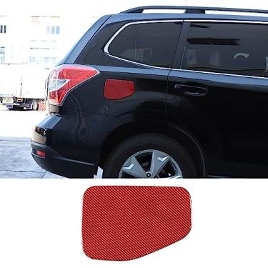 Imagem de Aotumcer Tampa do tanque de combustível, tampa de gás do tanque de gasolina, acabamento da tampa do enchimento de combustível compatível com acessórios externos Subaru Forester 2013-2018, adesivo de