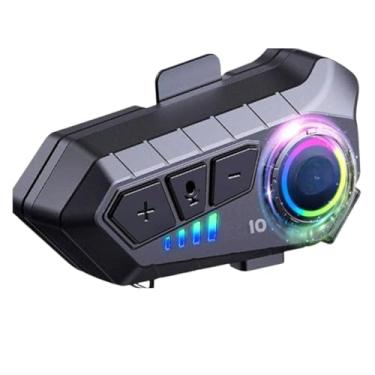 Imagem de Fone Bluetooth para Capacete Moto – Áudio Potente, Microfone Embutido, Bateria 32h e Resistência IPX7 – Ideal para Motociclistas, Viagens e Chamadas sem Ruído