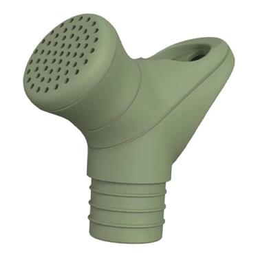 Imagem de simhoa Tampa de garrafa, aspersor, bico de rega de garrafas, regador multiuso, chuveiro, regador faça você mesmo para plantas, caminhadas, Verde