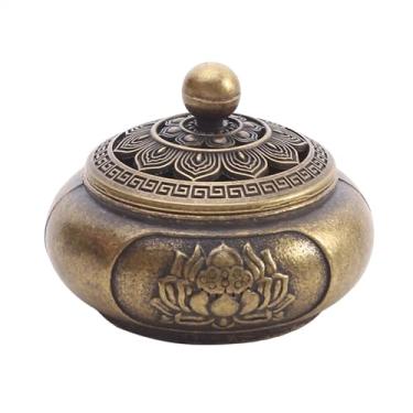 Imagem de Porta-incenso decorativo Queimador de incenso clássico antigo três pernas, decorativo doméstico, zen, sândalo, escultura, queimador