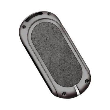 Imagem de Capa De Chave De Couro Mercedes Com Shell Metálico Para Chave Do Class