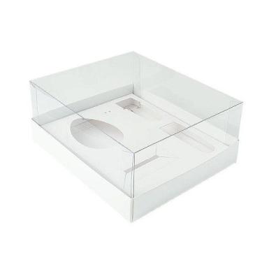 Imagem de Caixa Ovo de Colher Kit Confeiteiro  Meio Ovo 100/150g  20,5x17x9,7cm 