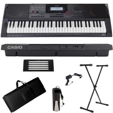 Imagem de Teclado Arranjador Casio CT-X3000 61 Teclas + Suporte + Capa + Pedal