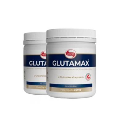 Imagem de Kit 2x Glutamax Glutamina 300g Vitafor
