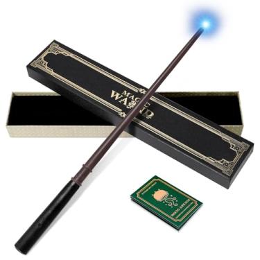 Imagem de CaptainWiz Light Up Magic Wizard Wand with White Lighting Rechargeable Illuminating Witch Sorcerer Wand for Kids Cosplay Collection, Legacy