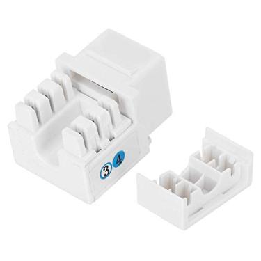 Imagem de Sonew Módulo de Voz de Telefone RJ11 de Porta única, Acessório de Fiação de Rede Com Tampa contra Poeira, Padrões EIA/TIA 568A/B para Fiação Integrada de Engenharia de Rede, Soquete de