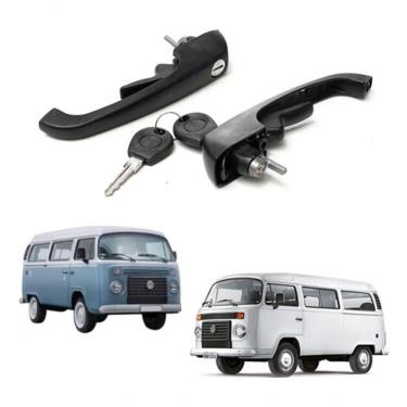 Imagem de Par Maçanetas Externas Porta Diant Kombi Clipper 1975 á 2013 [f103]