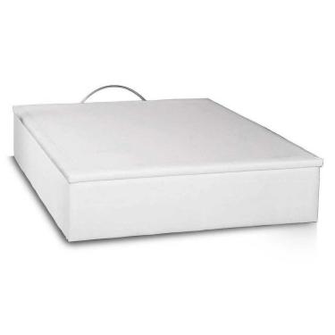 Imagem de Cama Box Baú Casal Universal Courano White (138x188x35) - Ortobom
