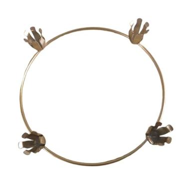 Imagem de KiBcsLic Castiçal cônico de metal para vela, do Advento, decoração natalina, de Natal para jantar, decoração de casa, Suporte para 4 Velas