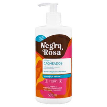 Imagem de Creme para Pentear Negra Rosa Cabelos Cacheados 500ml