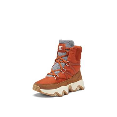 Imagem de Sorel Bota de neve feminina Kinetic Impact Sport impermeável, Sanguine/veludo caramelo, 35