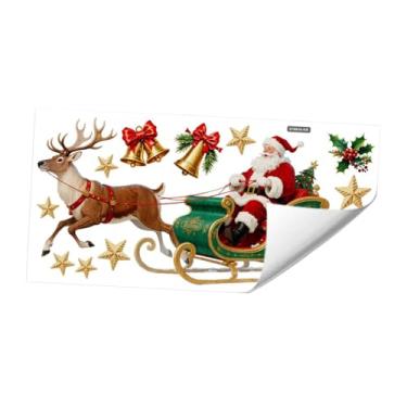 Imagem de Bothyi Adesivo de parede natalino decorativo em PVC, faça você mesmo, para janelas, dormitórios, quartos, salas de jantar, restaurantes e banheiros, Style a