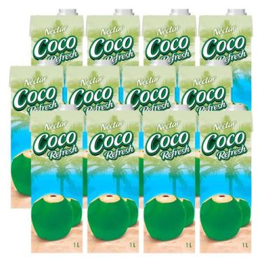 Imagem de Água de Coco Néctar Coco Refresh 1l 12 Unidades