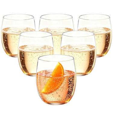 Imagem de Taças de champanhe sem haste de 355 ml, pacote com 40 taças de champanhe de plástico