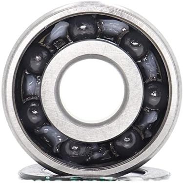 Imagem de 1 peça 6302 rolamento cerâmico híbrido 15x42x13mm eixo de motor industrial 6302HC híbridos Si3N4 rolamentos de esferas 3NC 6302RS