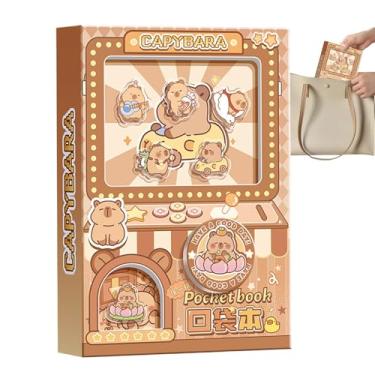 Imagem de Pocket Notebook | Cute Capybara Stress Notebooks Memos | Stress Toys School Supplies Stationery for Writing Daily Journaling Women Men Kids Boys Students