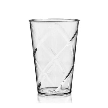 Imagem de Kit 4 Copos Twister 700 Ml Krystalon Transparente Acrílico