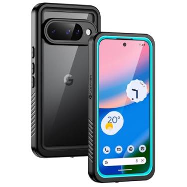 Imagem de Lanhiem Capa para Pixel 10, IP68, impermeável, à prova de poeira, à prova de choque com protetor de tela integrado, capa protetora selada de corpo inteiro para Google Pixel 10 de 6,3 polegadas (2025