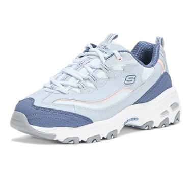 Imagem de Skechers Sport Women's D'Lites-Popular Vote Tênis, Lbmt = azul claro/multi, 40