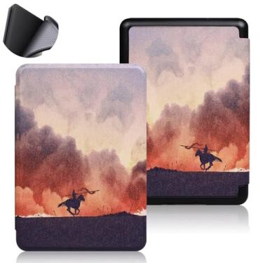 Imagem de Yzlvigrous Capa para Kindle 11th Gen 2024/2022, Casca Traseira de TPU Suave com Sono Automático e Despertar, Modelo Compatível com Tampa de 6 Polegadas: RS23CV/C2V2L3