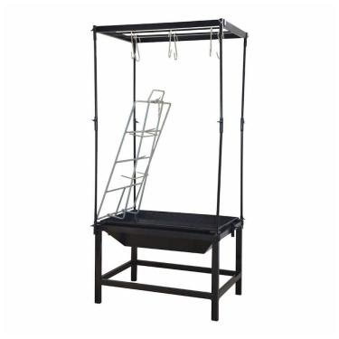 Imagem de Estação Churrasco Fogo Chão Lareira Aço E Varal 63x44x43cm