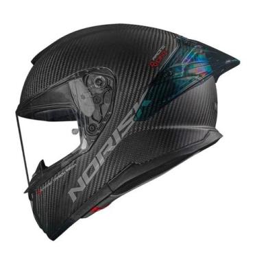 Imagem de Capacete Norisk Carbon R Solid Preto Fosco, M(57/58)