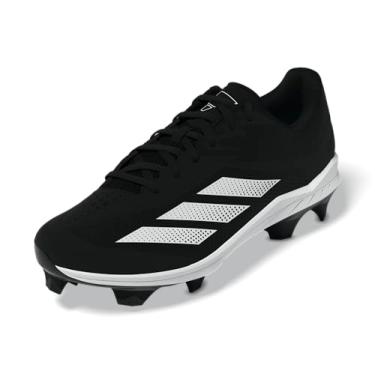 Imagem de adidas Tênis de beisebol masculino Adizero Electric 2.0 TPU, Preto/branco/preto, 45
