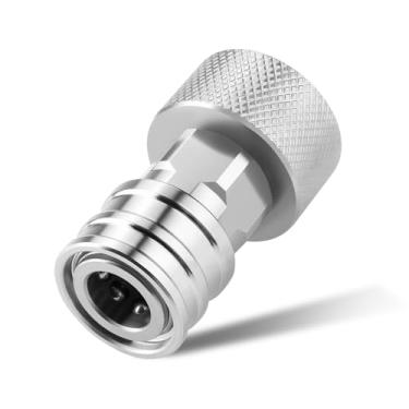 Imagem de Yitexin Adaptador de mangueira de jardim para lavadora de pressão, 3/10.2 cm GHT para 1/10.2 cm Conexões de lavadora de pressão de conexão rápida Conversor de conector de mangueira para bocal