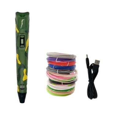 Imagem de Caneta De Impressão 3D USB Para Crianças 9M PLA Ferramenta De Arte DIY