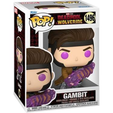 Imagem de Collection Realm Funko Marvel Deadpool & Wolverine Gambit Vinyl Figure #1496 – Collectible Bundle with Compatible Pop Protector Case